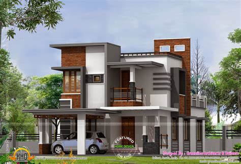 Low cost contemporary house - Kerala Home Design and Floor Plans - 9K+ Dream Houses