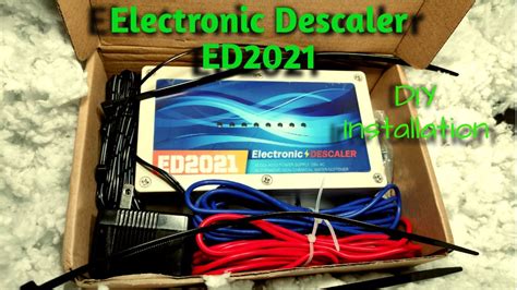 Electronic Descaler ED2021 DIY Installation - YouTube