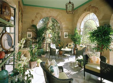 SOLARIUM Greystone Mansion showcase House Beverly Hills. Green ceiling ...