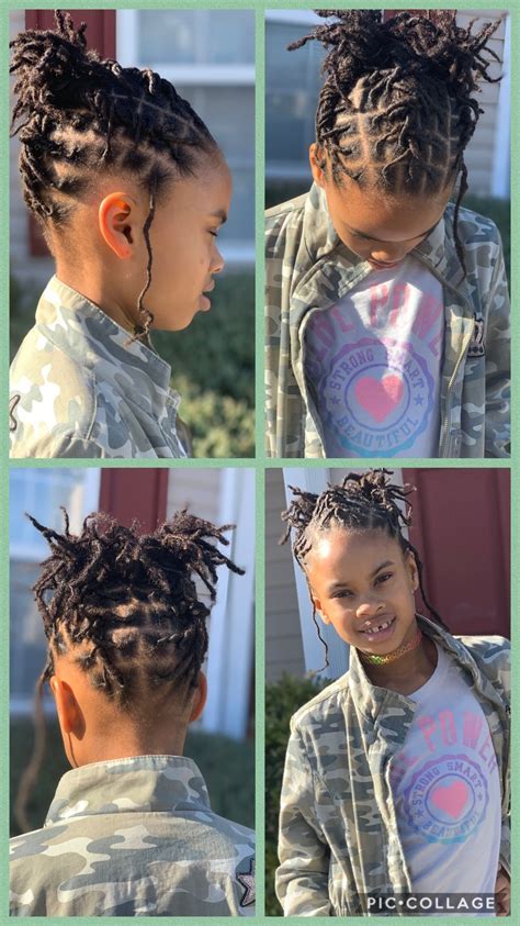 Loc style for kids | Black kids hairstyles, Dread hairstyles, Short ...