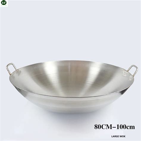 stainless steel wok