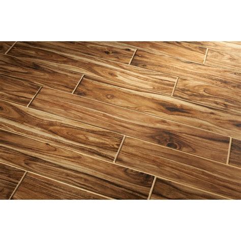 Acacia Natural Wood Look Porcelain Floor and Wall Tile | Porcelain wood tile, Wood look tile ...