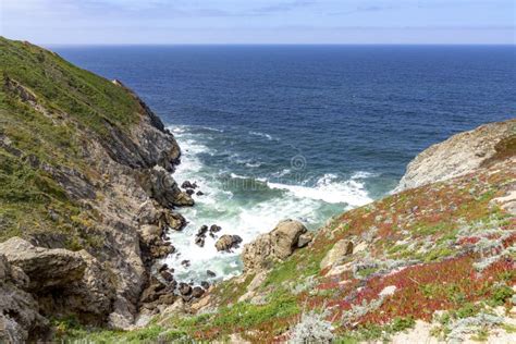 Scenic Coast at Pacifica with View To the Pacific Ocean, California Stock Photo - Image of state ...