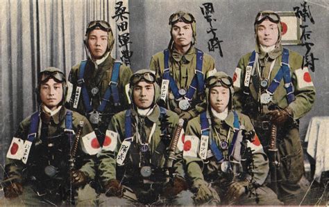 Six Kamikaze pilots, 1945 : r/wwiipics