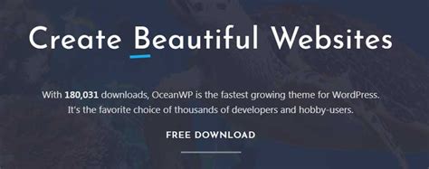 OceanWP - Powerful Free WordPress Theme With Extended Features