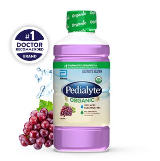 Pedialyte® Organic Electrolyte Drinks - Grape