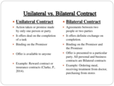 Bilateral Contract