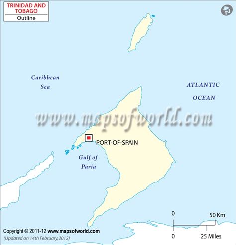 Trinidad And Tobago Time Zone Map, Current Local Time in Trinidad And Tobago