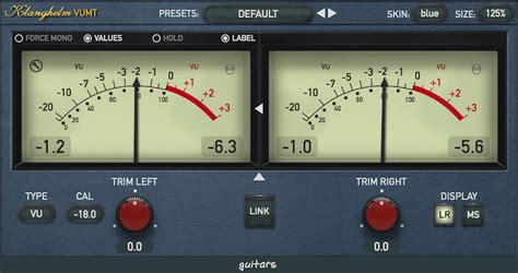 Klanghelm VU Meter Plugin – Blue Buzz Music