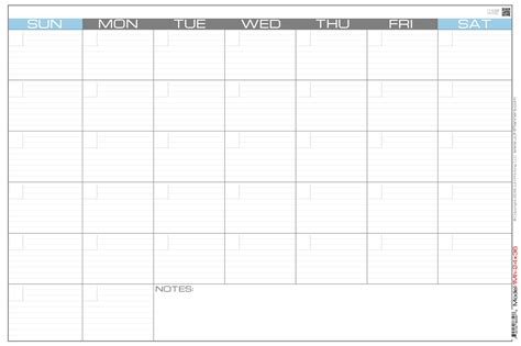 JJH Planners - Laminated - 24" X 36" Large 1 Month Erasable Wall Calendar - Horizontal Planner ...