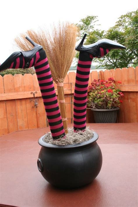 Witch Legs Decor - Halloween Decorations with Witches Feet