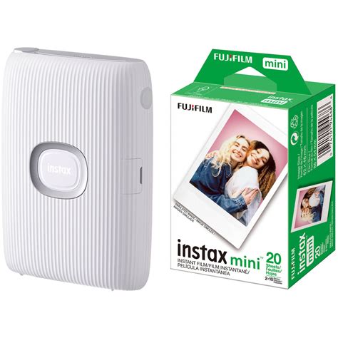 FUJIFILM INSTAX MINI LINK 2 Smartphone Printer (Clay White) with