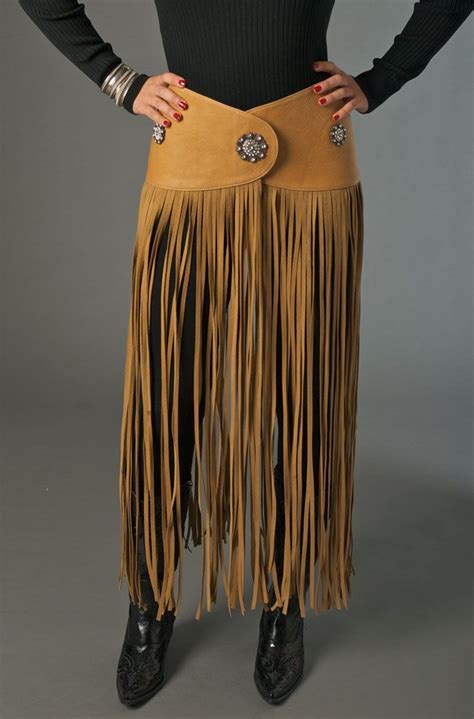 Western Leather Belt with Fringe. (4 weeks to ship). #1311 in 2020 | Western wear for women ...