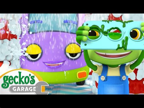 Mummy Truck Car Wash | Gecko’s Garage | Trucks For Children | Cartoons ...