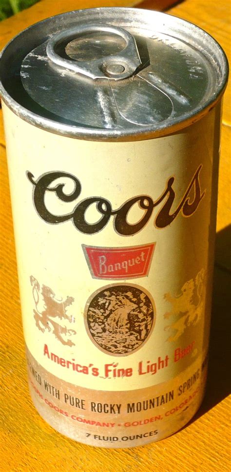 Vintage Coors Beer Can Oklahoma Coors Beer Can Small Beer Can