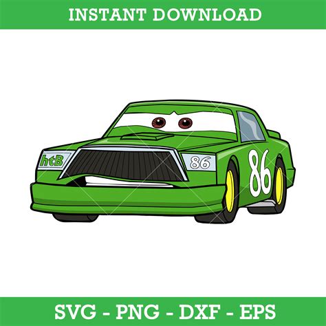 Chick Hicks Cars Svg, Lightning McQueen Cars Svg, Disney Car - Inspire ...