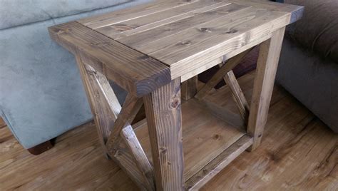 Ana White | Modified Rustic X End Table - DIY Projects