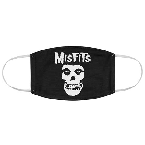 Misfits Logo Face Mask Misfits Rock Band Face Covering | Etsy