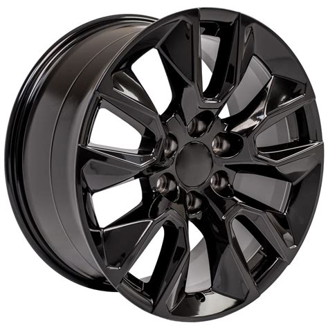 20" fits Chevy Silverado Gloss Black RST Rally Tahoe Wheels 20x9" Rims ...