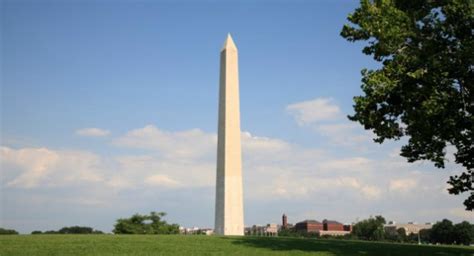 New official height for the Washington Monument: 554 feet, 7 and 11/32nd inches