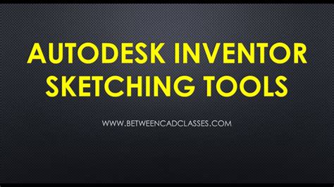 Autodesk Inventor Sketching Tools - YouTube