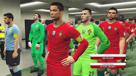 Portugal vs Uruguay | FIFA World Cup Russia 2018 Gameplay - YouTube