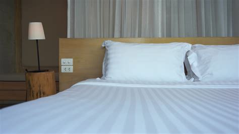 Pillows On A Hotel Bed 1807343 Stock Video at Vecteezy