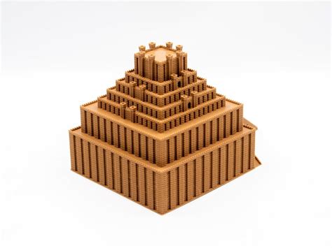 Ziggurat of Marduk Etemenanki 3d Printed Ancient Babylon - Etsy