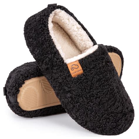 EverFoams Women's Shearling Memory Foam Full Slippers - Walmart.com