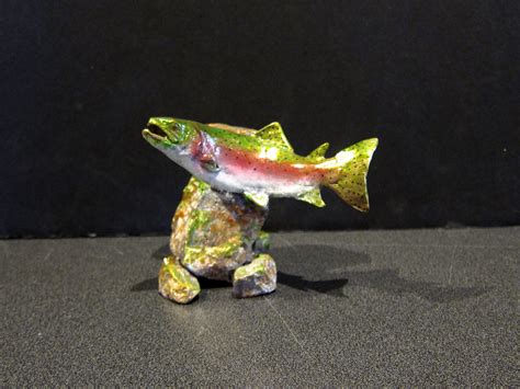 Unique Rainbow Trout Sculpture