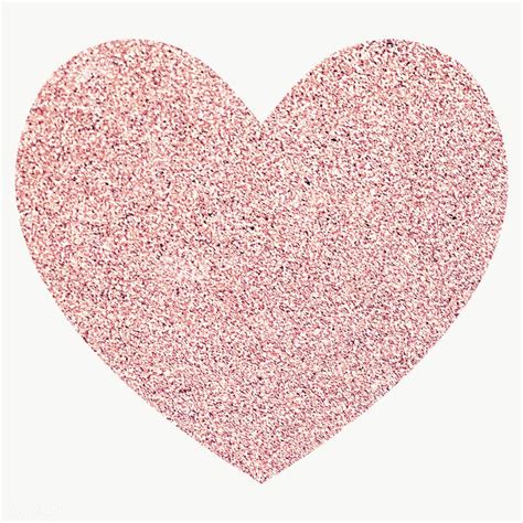 Glitter heart sticker transparent png | free image by rawpixel.com ...