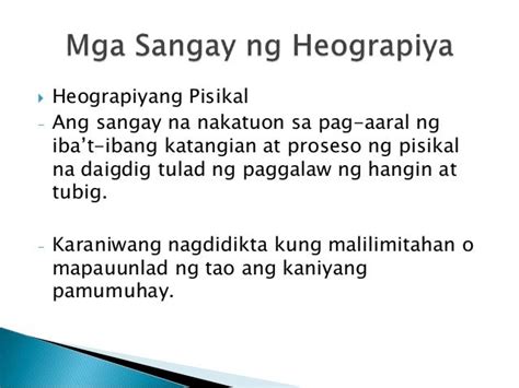 1. heograpiya ng daigdig