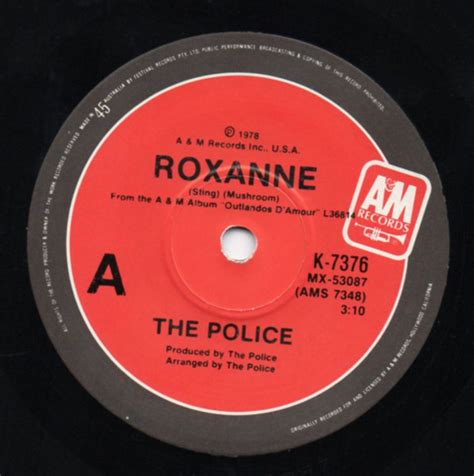 The Police - Roxanne (Vinyl) | Discogs