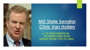 U.S. Senator Chris Van Hollen (MD) Biography PowerPoint | TPT