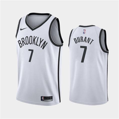 Men's Kevin Durant Brooklyn Nets jersey white