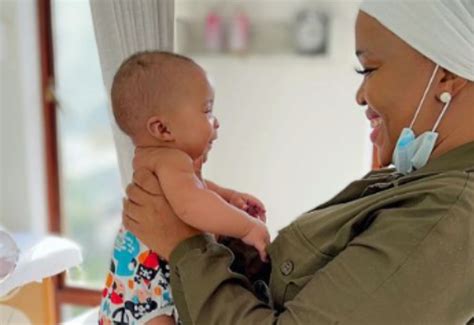 'You are my heart': Winnie Mashaba grateful for motherhood