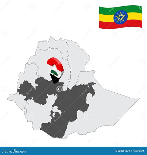 Oromia Region Map Vector | CartoonDealer.com #139526966