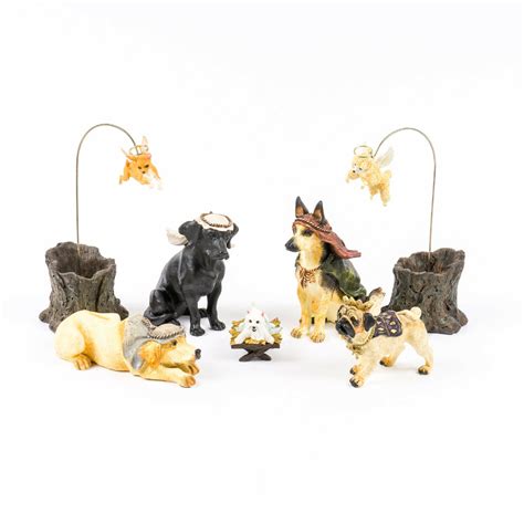 Big Sky Carvers Dogtivity I (1) Canine Dog Nativity Set with Box #54101 714436541012 | eBay ...