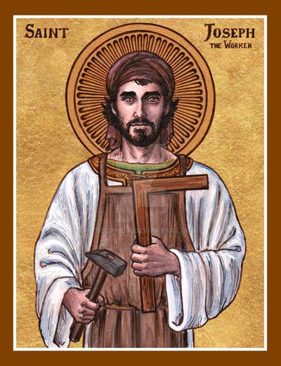 St. Joseph the Worker icon by Theophilia on DeviantArt