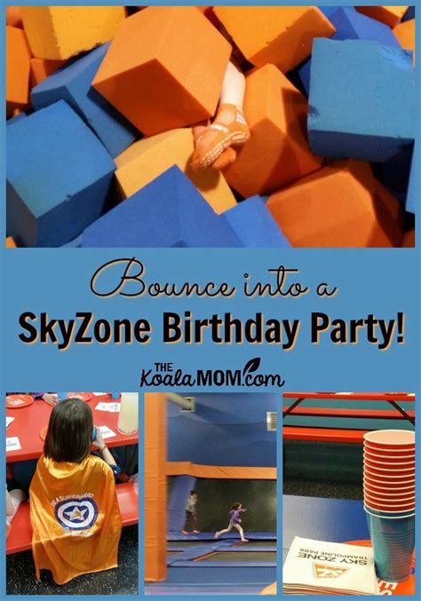 Bounce into a SkyZone Birthday Party! It's super easy for mom to plan (SkyZone does all the work ...