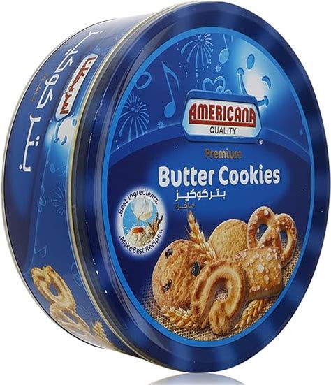 Americana Butter Cookies Tin Blue 908G: Buy Online at Best Price in UAE - Amazon.ae