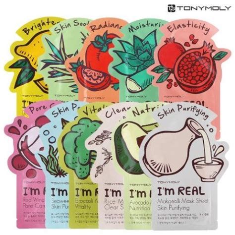 [TONYMOLY] I'm Real Mask Sheet for All Skin Types 11 Type... https ...