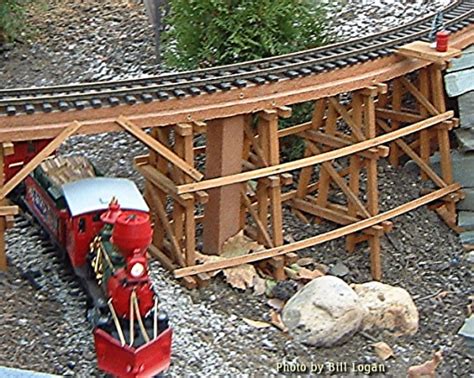 Model Railroads & Trains HO scale Model Railway Wood trestle Bridge 13 ...