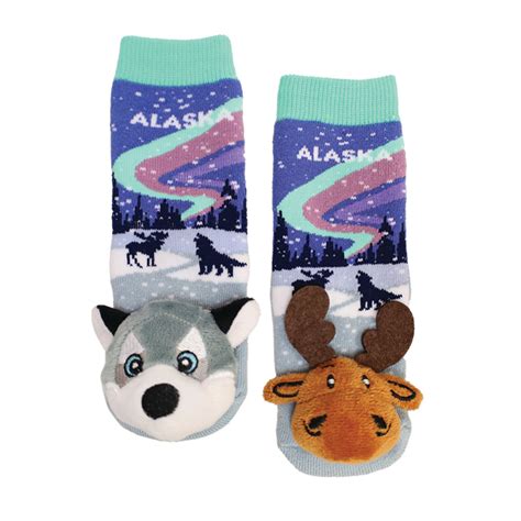 Alaska Northern Lights Socks - 27157 | Parkdale Novelty