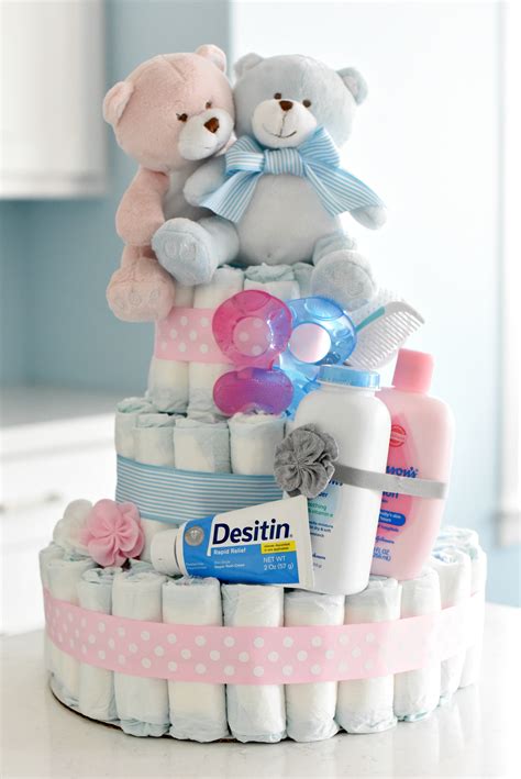 How to Make a Baby Diaper Cake – Fun-Squared