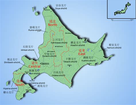 File:Large map of Hokkaido with Circuits.png - Wikitravel