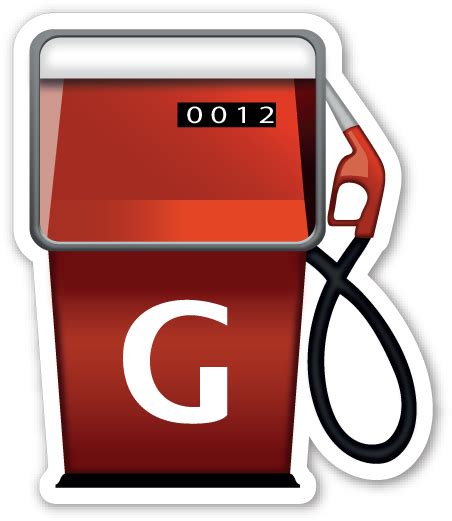 Download Fuel Pump - Gas Emoji - HD Transparent PNG - NicePNG.com