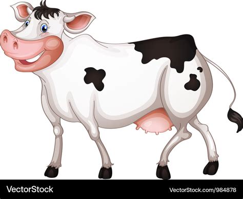 Dairy cow Royalty Free Vector Image - VectorStock