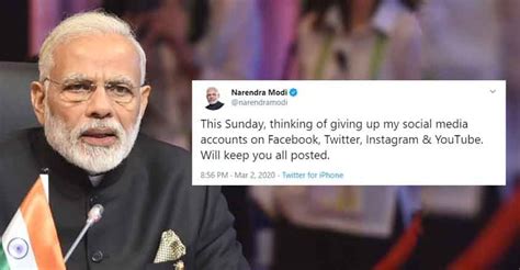 PM mulls quitting social media this Sunday in tweet. These are 5 awesome responses | Manorama ...