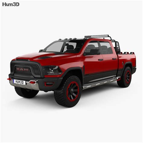 Dodge Ram 1500 Rebel TRX 2017 3D model - Vehicles on Hum3D